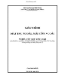 Giáo trình Mài trụ ngoài, mài côn ngoài (Nghề: Cắt gọt kim loại) - Trường Cao đẳng Hàng hải II