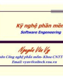 Bài giảng môn học Kỹ nghệ phần mềm: Bài 9 - PGS.TS. Nguyễn Văn Vỵ