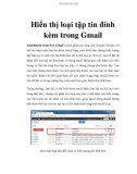 Hiển thị loại tập tin đính kèm trong Gmail