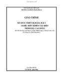 Giáo trình Thiết bị hàng hải 1 (Nghề: Điều khiển tàu biển - Trình độ: Cao đẳng) - Trường Cao đẳng Hàng hải II