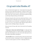 Có gì mới trên Firefox 4?