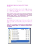 Các cách để gỡ cài đặt Internet Explorer 8 trên Window XP/Vista/7