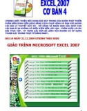 TỰ HỌC EXCEL 2007 - CĂN BẢN VỀ EXCEL PHẦN 4