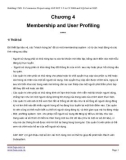 Chương 4: Membership and User Profiling