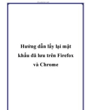 Các hướng dẫn lấy lại mật khẩu đã lưu trên Firefox và Chrome