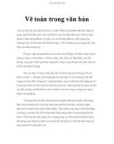 Vẽ toán trong văn bản