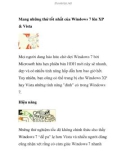 Mang những thứ tốt nhất của Windows 7 lên XP & Vista