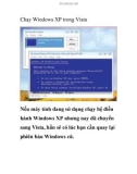 Chạy Windows XP trong Vista