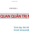 Bài giảng Quản trị mạng: Chương 1 - Bùi Minh Quân