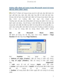 Hướng dẫn đánh số trang trong Microsoft word từ trang bất kỳ 2003 2007 2010