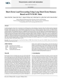 Short-term load forecasting using long short-term memory based on EVN NLDC Data