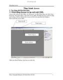Bài giảng Thực hành Access