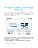 Cách gửi email đính kèm file với mọi dung lượng