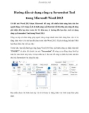 Hướng dẫn sử dụng công cụ Screenshot Tool trong Microsoft Word 2013