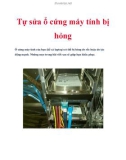 Tự sửa ổ cứng khi máy tính bị hỏng