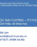 Bài giảng Tin học đại cương: Bài 0 - TS. Đỗ Bá Lâm