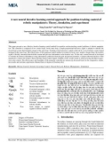 A new neural iterative learning control approach for position tracking control of robotic manipulators: Theory, simulation, and experiment