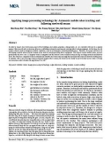 Applying image processing technology for Automatic mobile robot tracking and following steel weld seams