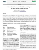 Predictive direct power control of grid-connected PV systems