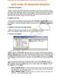 Tổng hợp thủ thuật Registry hay và cần thiết cho Windows XP - Phần giới thiệu