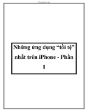 Những ứng dụng 'tồi tệ' nhất trên iPhone