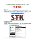 Tạo chữ STK đẹp với Photoshop