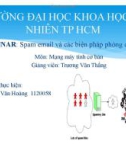 Môn mạng máy tính cơ bản - Spam email và các biện pháp phòng chống