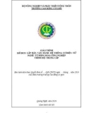 Giáo trình Lắp đặt, vận hành hệ thống cơ điện tử (Nghề: Tự động hoá công nghiệp - Trung Cấp) - Trường Cao đẳng Cơ giới (2019)