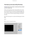 Thủ thuật tạo ảnh mật mã bằng Photoshop