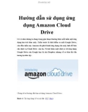 Hướng dẫn sử dụng ứng dụng Amazon Cloud Drive