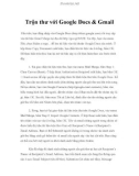 Trộn thư với Google Docs & Gmail