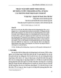 Thuật toán điều khiển theo đầu ra hệ thống tuyến tính không dừng, sử dụng các phương pháp nhận dạng tham số