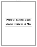 phím tắt fac hữu ích cho windows và mac