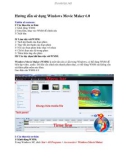 Hướng dẫn sử dụng Windows Movie Maker 6.0