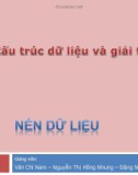 Bài giảng Cấu trúc dữ liệu và giải thuật - Chương 4: Nén dữ liệu