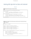 Giáo trình hình thành ứng dụng tícch hợp cài đặt Androi với Eclipse p2