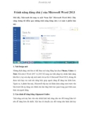 8 tính năng đáng chú ý của Microsoft Word 2013