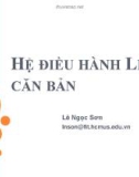 Bài giảng Hệ điều hành Linux căn bản: Chương 8 - Lê Ngọc Sơn