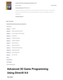 Advanced 3D Game Programming with DirectX - phần 1