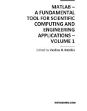 MATLAB – A FUNDAMENTAL TOOL FOR SCIENTIFIC COMPUTING AND ENGINEERING APPLICATIONS – VOLUME 1