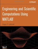 Engineering and Scientific Computations Using MATLAB phần 1