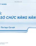 Tin học cơ sở-Chương 2: Bài 5