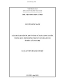 Luận án tiến sĩ Khảo cổ học: Các di tích tiền Óc Eo vùng Tứ Giác Long Xuyên trong quá trình hình thành văn hóa Óc Eo ở miền Tây Nam Bộ