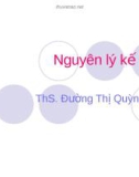 Bài giảng Nguyên lý kế toán: Chương 8 - ThS. Đường Thị Quỳnh Liên