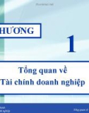 Chương 1- Tổng quan về tài chính doanh nghiệp