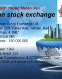 Sở giao dịch chứng khoán Iran Tehran stock exchange