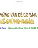 Các vấn đề cơ bản về chứng khoán