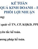 Bài giảng Kế toán ngân hàng - Chương 6: Kế toán kết quả kinh doanh – Phân phối lợi nhuận