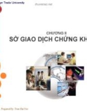 Bài giảng Thị trường chứng khoán: Chương 2 - Trần Hải Yến