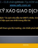 Kỹ xảo giao dịch chứng khoán